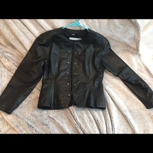 Vintage 1980s Faux Leather Jacket